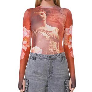 AFRM Kaylee Mesh Top, XS